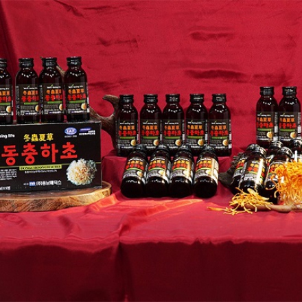 Nước đông trùng hạ thảo Hàn Quốc Thùng 100 chai