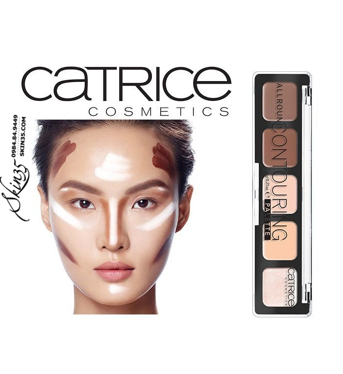 bang tao khoi catrice allround contouring palette duc 7