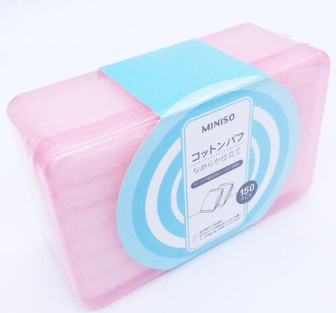 Bông tẩy trang Miniso 150 miếng – Nhật bản