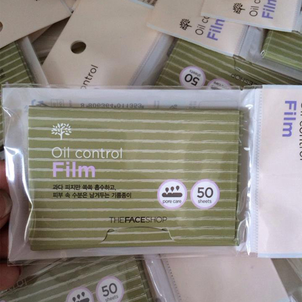 giay tham dau the face shop oil control film 2