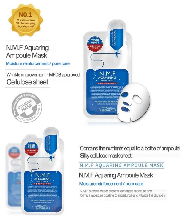 Mat Na Kiem Dau Mediheal NMF Aquaring Ampoule Mask 2