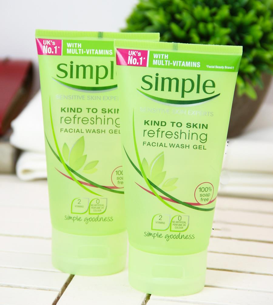 sua rua mat simple kind to skin refreshing facial wash gel 1